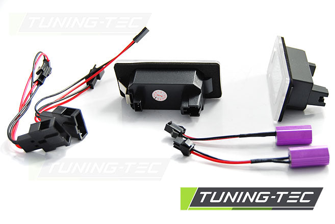 Tuning-Tec LED Kennzeichenbeleuchtung für Audi A4 B8 / A5 / TT / A6 4G / A1 / A7 Skoda Yeti / Fabia II / Superb Kombi kalt...