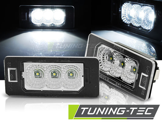 Tuning-Tec LED Kennzeichenbeleuchtung für BMW E82 / E88 / E90 / F30 / F32 / E39 / E60 / F10 / X3 / X5 / X6