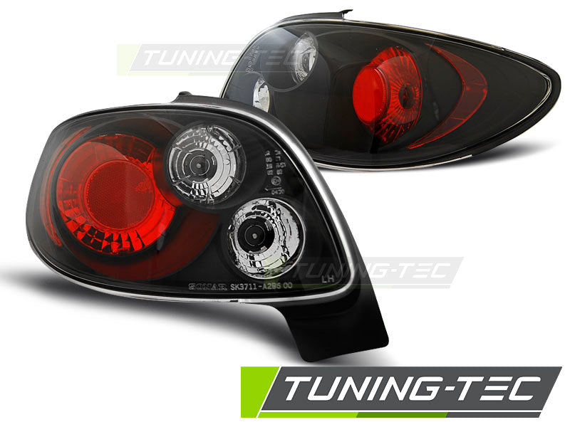 Tuning-Tec Rückleuchten für Peugeot 206 CC 98-17 schwarz