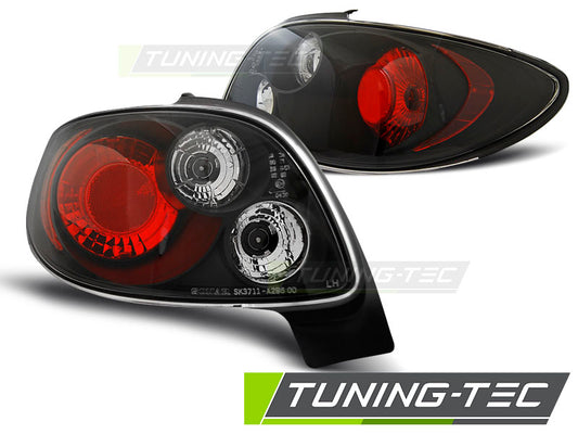 Tuning-Tec Rückleuchten für Peugeot 206 CC 98-17 schwarz
