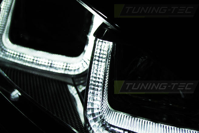 Tuning-Tec LED Tagfahrlicht Scheinwerfer VW Golf 7 12-17 schwarz / chrom
