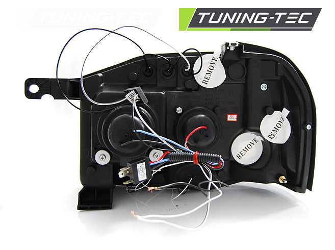 Tuning-Tec LED Angel Eyes Scheinwerfer für Nissan Frontier 01-04 schwarz