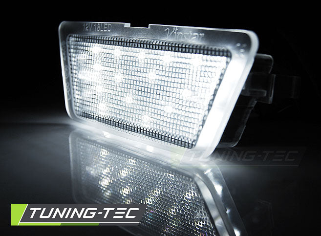 Tuning-Tec LED Kennzeichenbeleuchtung für Opel Astra G 98-04 kaltweiß