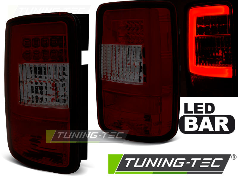 Tuning-Tec LED Lightbar Rückleuchten für VW Caddy 3 (2K) 03-14 rot/rauch