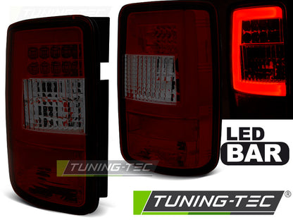 Tuning-Tec LED Lightbar Rückleuchten für VW Caddy 3 (2K) 03-14 rot/rauch