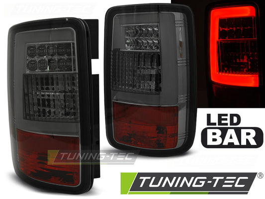Tuning-Tec LED Lightbar Rückleuchten für VW Caddy 3 (2K) 03-14 chrom/rauch