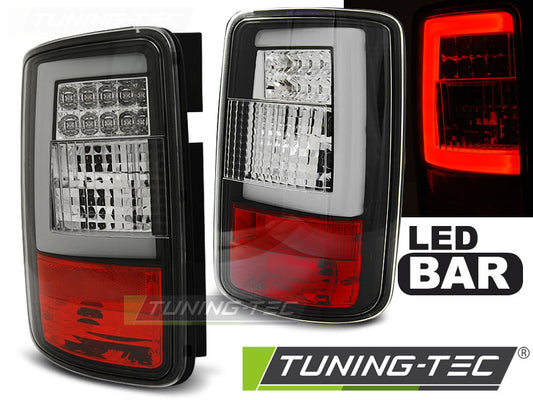 Tuning-Tec LED Lightbar Rückleuchten für VW Caddy 3 (2K) 03-14 schwarz/klar