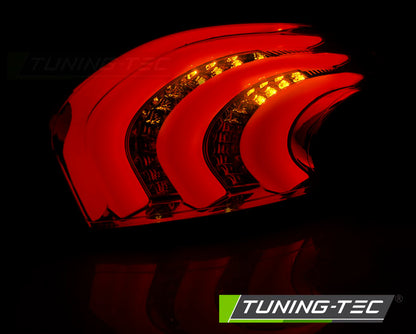 Tuning-Tec LED Lightbar Rückleuchten für Peugeot 208 12-15 rot/rauch mit LED Blinker