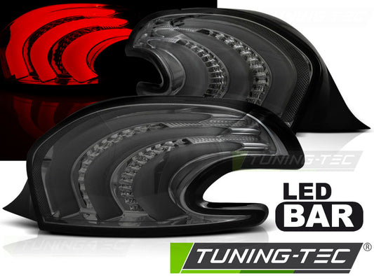 Tuning-Tec LED Lightbar Rückleuchten für Peugeot 208 12-15 rauch mit LED Blinker