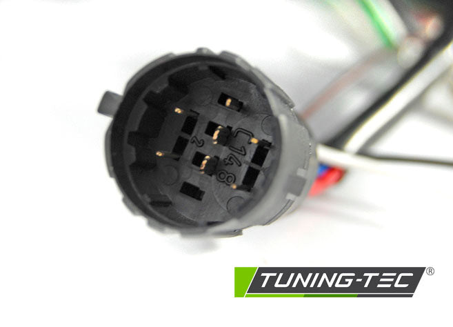 Tuning-Tec LED Tagfahrlicht Scheinwerfer für Fiat Punto EVO 09-12 schwarz