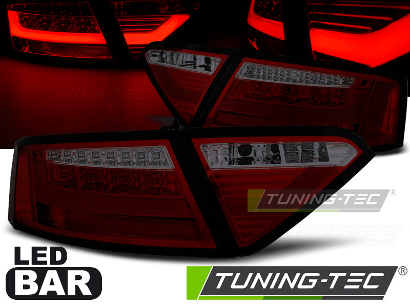 Tuning-Tec LED Lightbar Rückleuchten für Audi A5 07-11 rot/rauch