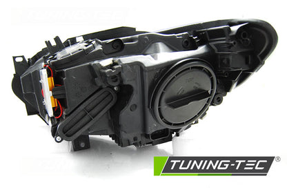 Tuning-Tec LED Tagfahrlicht Angel Eyes Scheinwerfer für BMW 1er F20/F21 11-14 schwarz