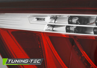 Tuning-Tec LED Lightbar Rückleuchten für BMW 5er E60 Limousine 03-07 rot/klar