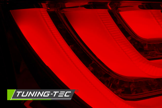 Tuning-Tec LED Lightbar Rückleuchten für BMW 5er E60 Limousine 03-07 rot/klar