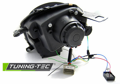 Tuning-Tec LED Tagfahrlicht Scheinwerfer für Mini Cooper R55/R56/R57 06-14 chrom mit LED Blinker LTI