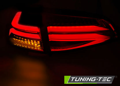 Tuning-Tec Voll LED Lightbar Rückleuchten für VW Golf 7 (VII) 13-17 chrom/rauch