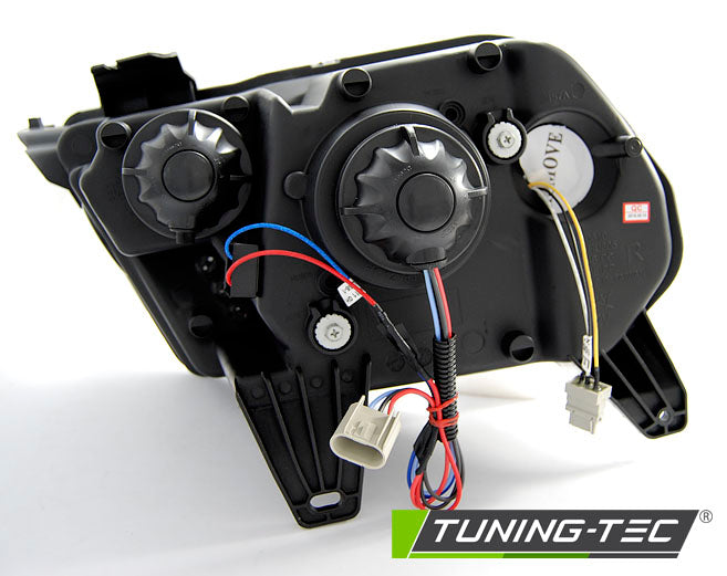 Tuning-Tec LED Tagfahrlicht Scheinwerfer für Ford Mustang V 10-13 schwarz mit dynamischem LED Blinker