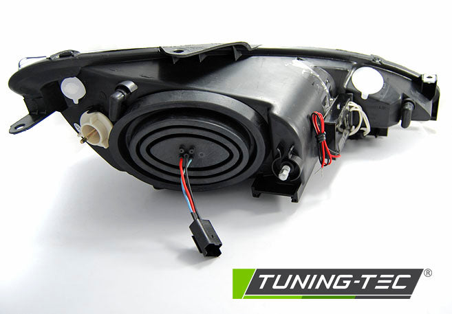 Tuning-Tec CCFL Angel Eyes Scheinwerfer für Peugeot 206 02-14 schwarz