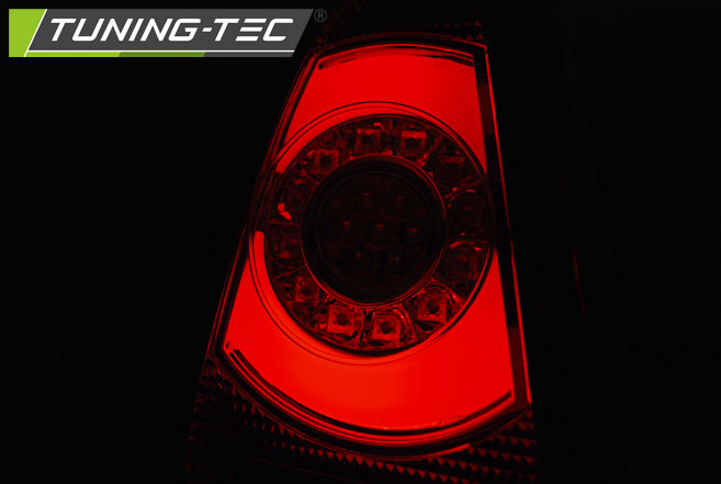 Tuning-Tec LED Lightbar Rückleuchten für Mini Cooper R56/R57 10-14 rot/klar