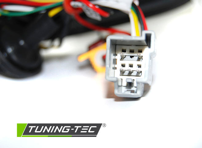 Tuning-Tec LED Lightbar Rückleuchten für Ford Fiesta MK7 12-16 rot/klar mit LED Blinker