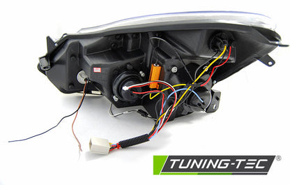Tuning-Tec LED Tagfahrlicht Scheinwerfer für Opel Corsa D 06-11 schwarz