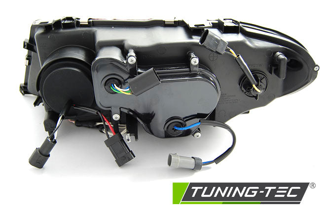 Tuning-Tec CCFL Angel Eyes Scheinwerfer für BMW 3er E46 Coupe / Cabrio 03-06 chrom Set