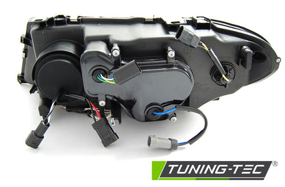 Tuning-Tec CCFL Angel Eyes Scheinwerfer für BMW 3er E46 Coupe / Cabrio 03-06 chrom Set