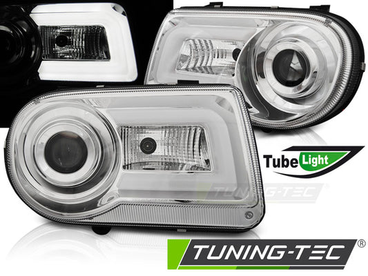 Tuning-Tec LED Tagfahrlicht Scheinwerfer für Chrysler 300C 05-10 chrom LTI