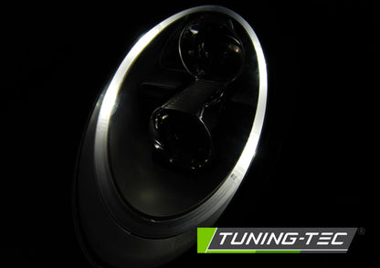 Tuning-Tec Xenon LED Tagfahrlicht Scheinwerfer für Porsche 911 997 04-09 schwarz