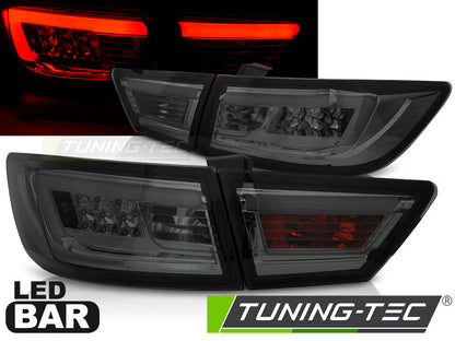 Tuning-Tec LED Lightbar Rückleuchten für Renault Clio IV (4) 13-16 rauch