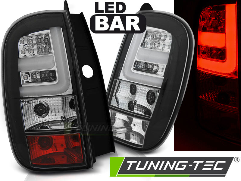 Tuning-Tec LED Lightbar Rückleuchten für Dacia / Renault Duster 10-14 schwarz/klar