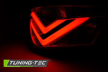Tuning-Tec LED Lightbar Rückleuchten für Seat Ibiza 6J (3-Türer) 08-12 rot/rauch