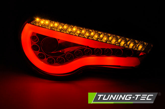 Tuning-Tec LED Lightbar Rückleuchten für Toyota GT86 12-16 chrom mit dyn. Blinker