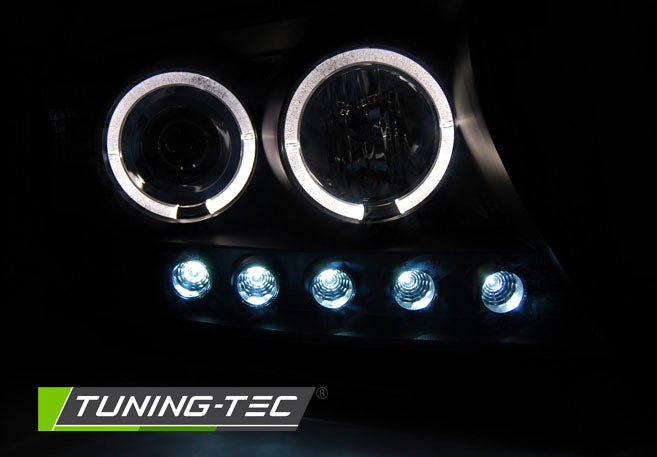 Tuning-Tec LED Angel Eyes Scheinwerfer für Toyota Land Cruiser FJ200 07-12 schwarz