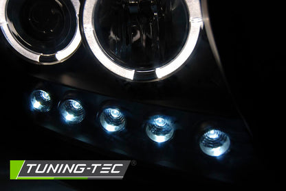Tuning-Tec LED Angel Eyes Scheinwerfer für Toyota Land Cruiser FJ200 07-12 schwarz