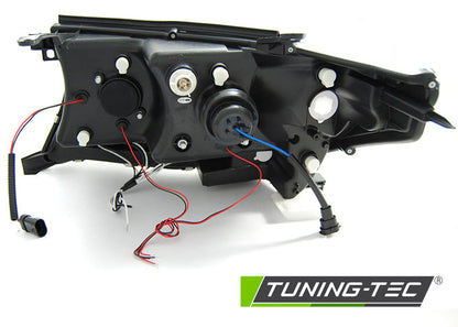 Tuning-Tec LED Angel Eyes Scheinwerfer für Toyota Land Cruiser FJ200 07-12 schwarz
