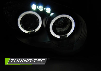 Tuning-Tec LED Angel Eyes Scheinwerfer für Subaru Impreza 2 (GD) 03-05 schwarz