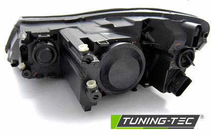 Tuning-Tec Xenon Klarglas Look Scheinwerfer für Skoda Octavia 2 (1Z Facelift) 09-12 schwarz