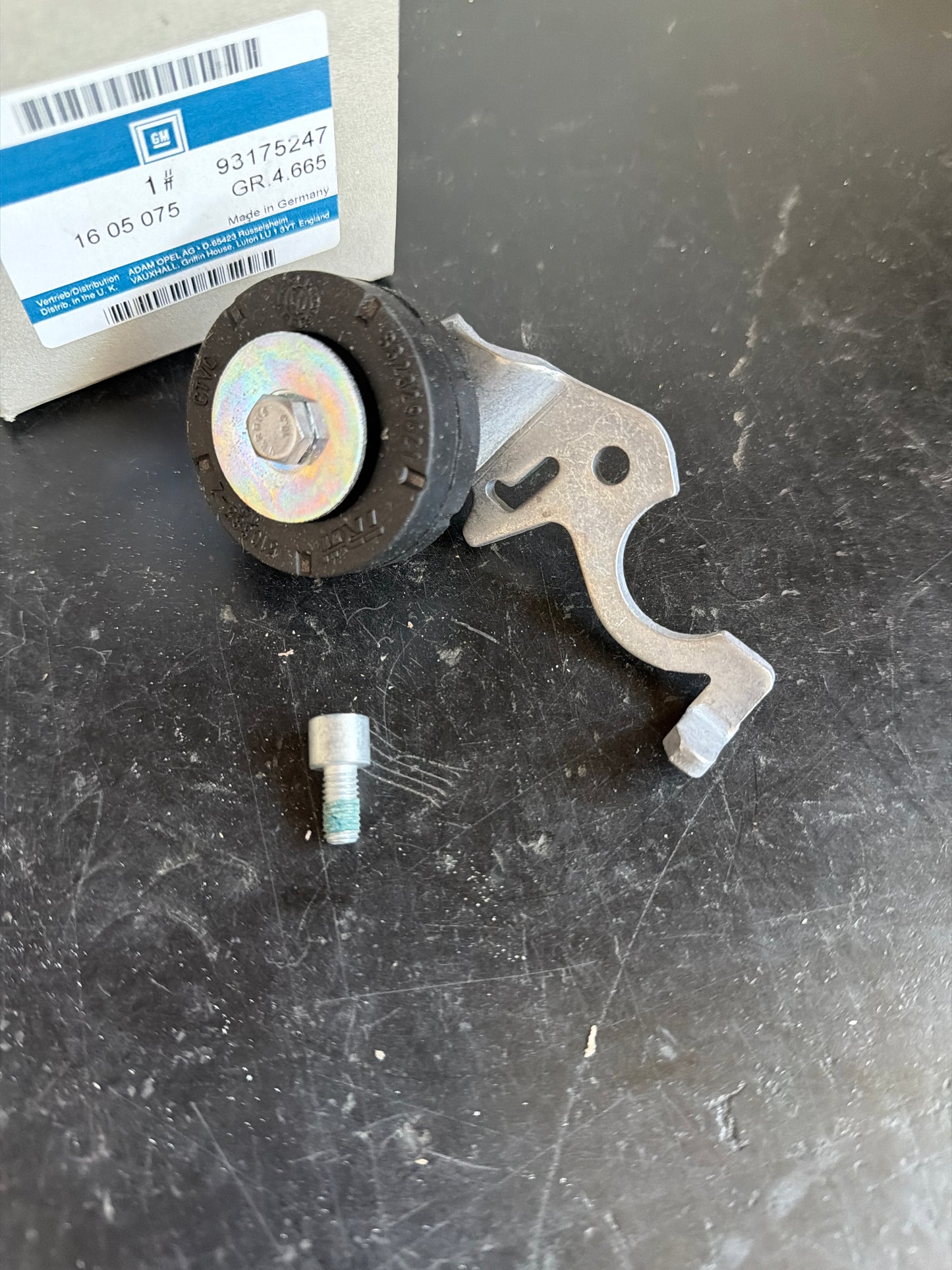 Original GM Opel Astra G Corsa C Dämpfungsgewicht hinten rechts NEU
