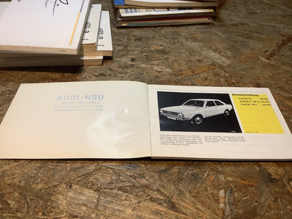 Betriebsanleitung Audi 80 Ausgabe Juni 1973