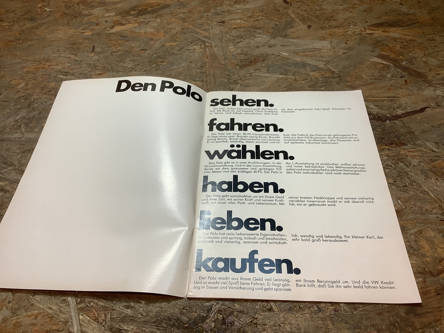 Der Polo Zeitschrift aus März 1975