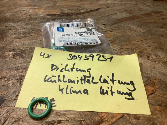 Modell unbekannt Dichtung Kühlmittelleitung Klima Leitung Original GM NEU