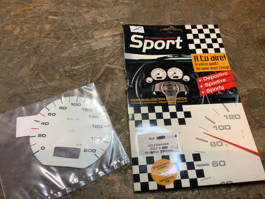 VW Golf III Tachometer Kit Original Kit Personalización Sport NEU
