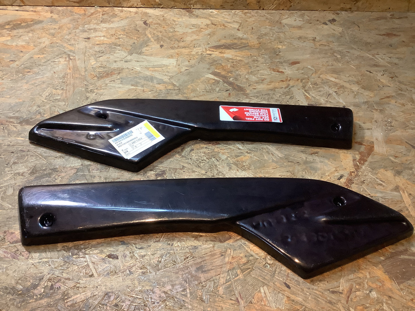 Heck Ansatz Flaps Diffusor für Audi S3 Limousine 8V schwarz Hochglanz