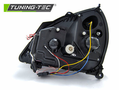 Tuning-Tec CCFL Angel Eyes Scheinwerfer für Renault Clio 2 01-05 chrom