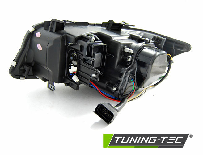 Tuning-Tec Xenon LED Angel Eyes Scheinwerfer für BMW 3er E90/E91 05-08 schwarz