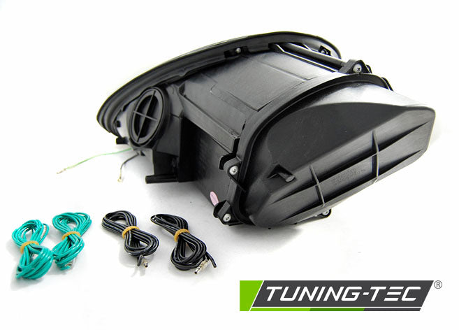 Tuning-Tec Xenon LED Tagfahrlicht Scheinwerfer für Porsche Boxster 987 / Cayman 987c 05-08 schwarz
