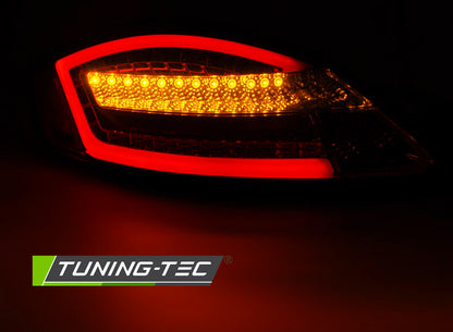 Tuning-Tec Voll LED Rückleuchten für Porsche Cayman 987c 05-09/Boxster 987 05-08 rot/klar