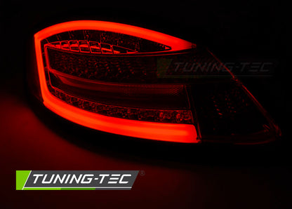 Tuning-Tec Voll LED Rückleuchten für Porsche Cayman 987c 05-09/Boxster 987 05-08 rot/rauch