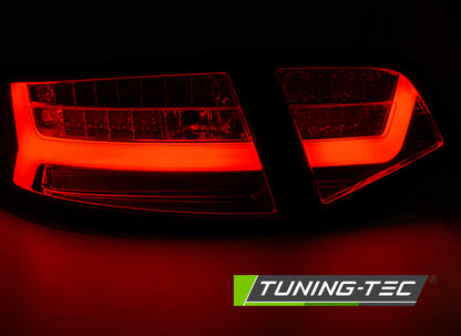 Tuning-Tec LED Lightbar Rückleuchten für Audi A6 4F (C6) Facelift 08-11 Limousine rot/rauch